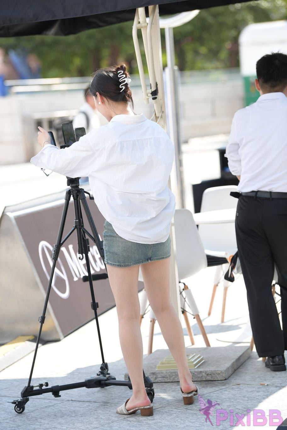 Featured Street Photography Works No.5467 shirt denim skirt PixiBB.COM 020