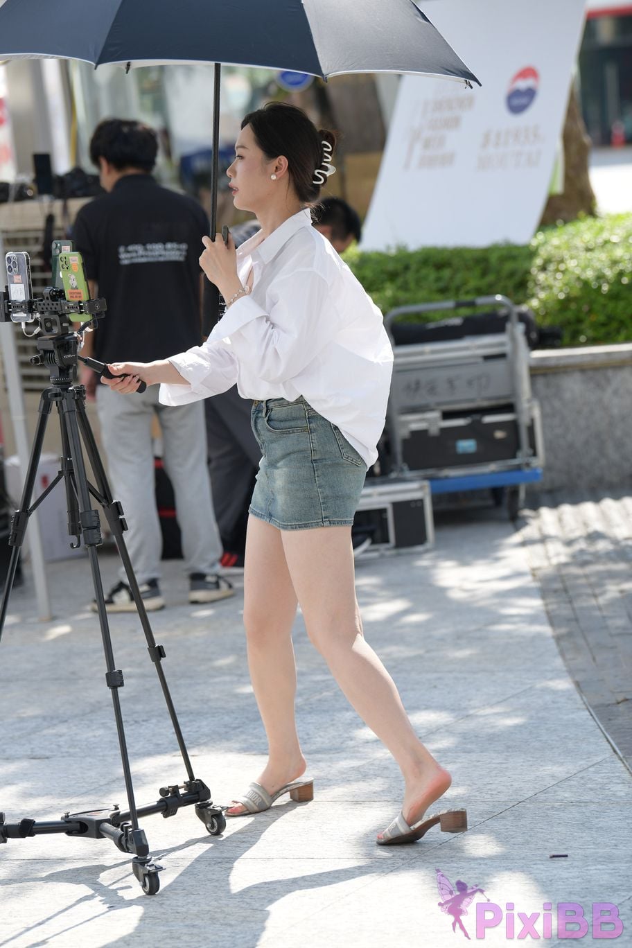 Featured Street Photography Works No.5467 shirt denim skirt PixiBB.COM 050