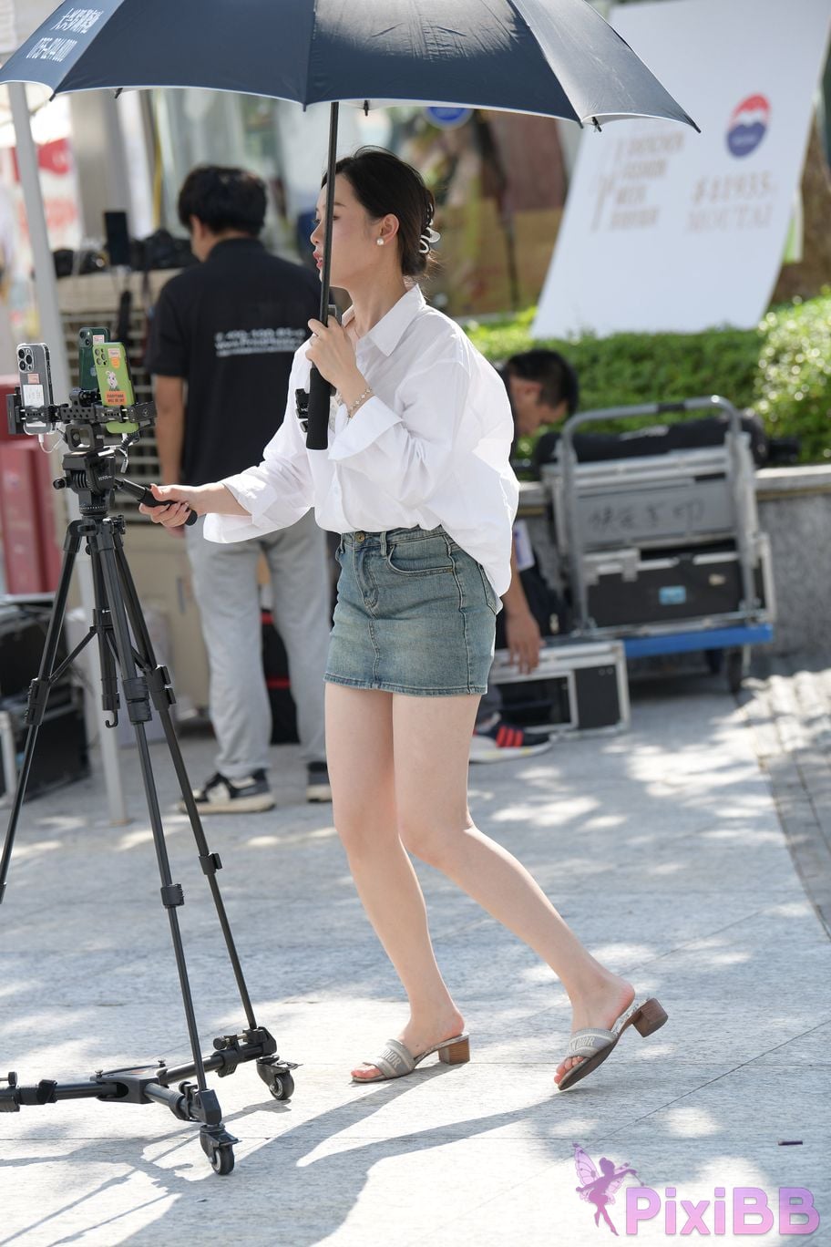 Featured Street Photography Works No.5467 shirt denim skirt PixiBB.COM 051