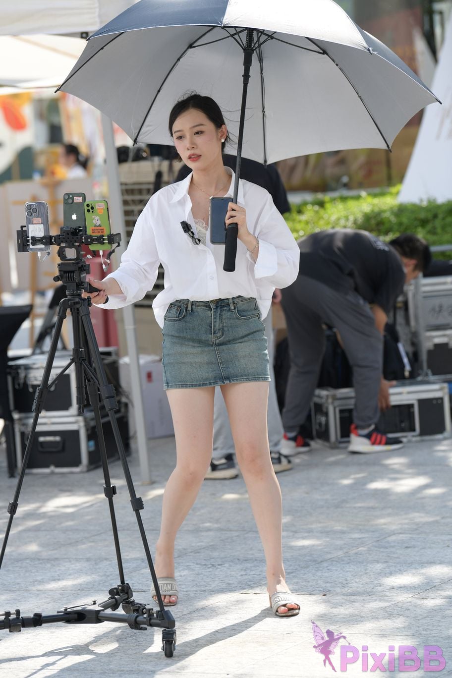 Featured Street Photography Works No.5467 shirt denim skirt PixiBB.COM 054