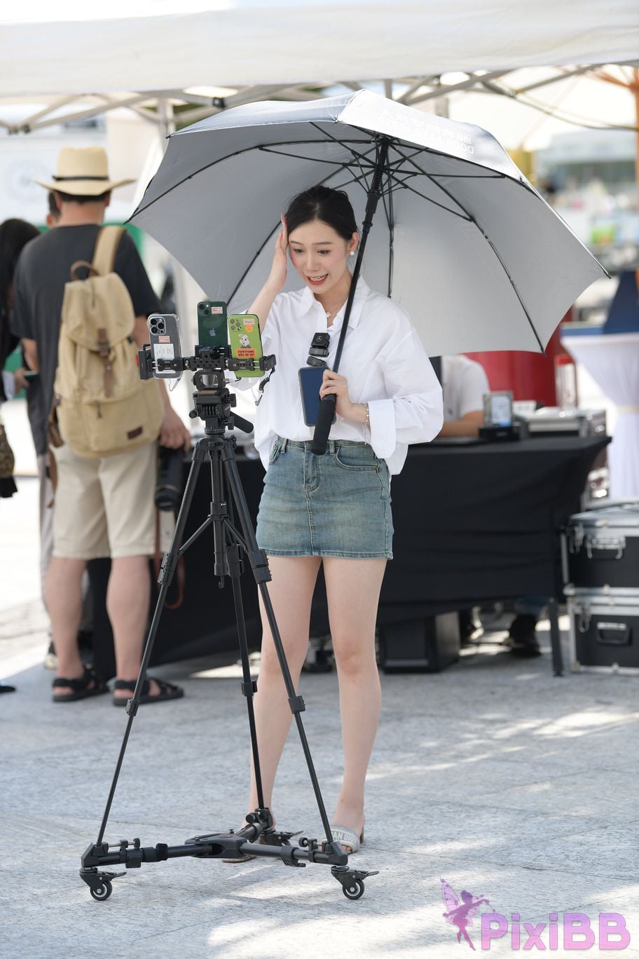 Featured Street Photography Works No.5467 shirt denim skirt PixiBB.COM 059