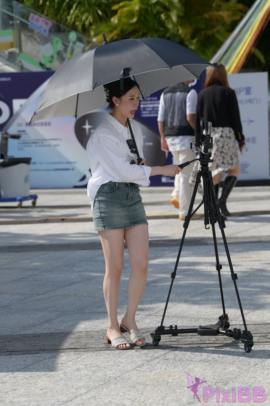Featured Street Photography Works No.5467 shirt denim skirt PixiBB.COM 064