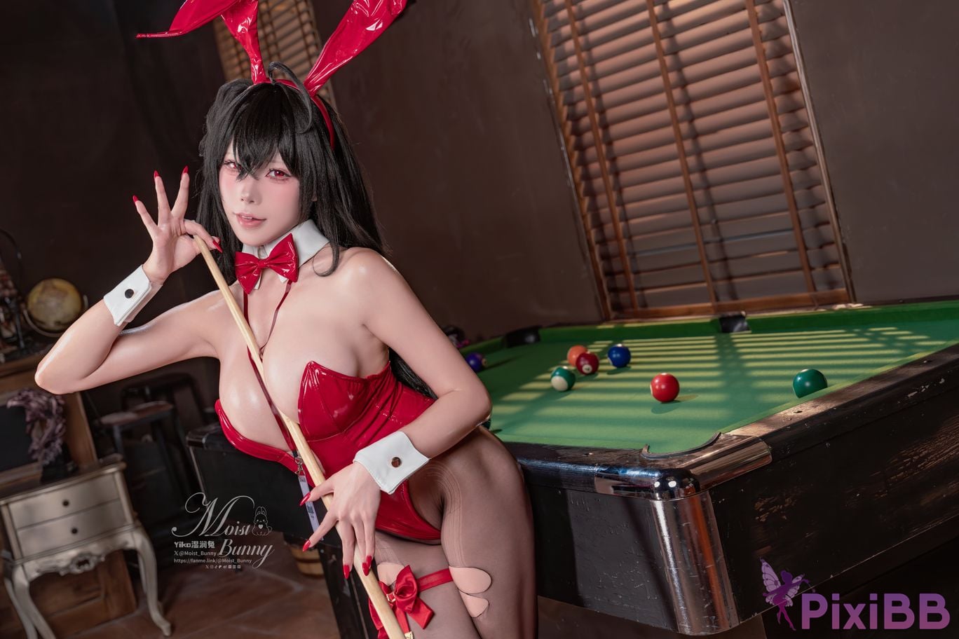 Cosplay Sticky Tuanzi Rabbit July work A good wish for a night PixiBB.COM 007