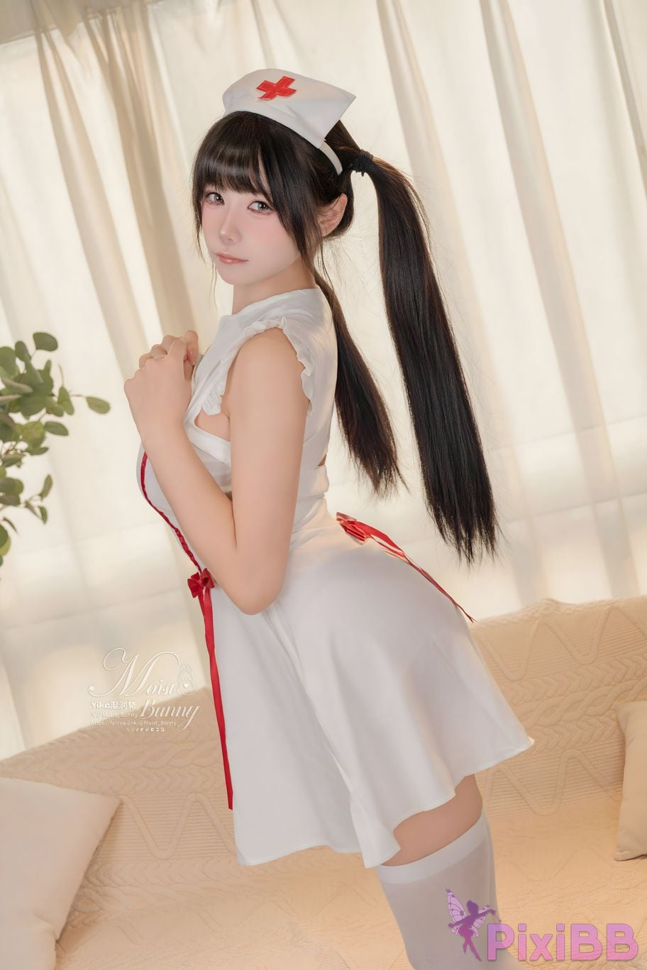 Cosplay Sticky Tuanzi Rabbit July monthly ticket special Sweetheart Accompanying PixiBB.COM 012