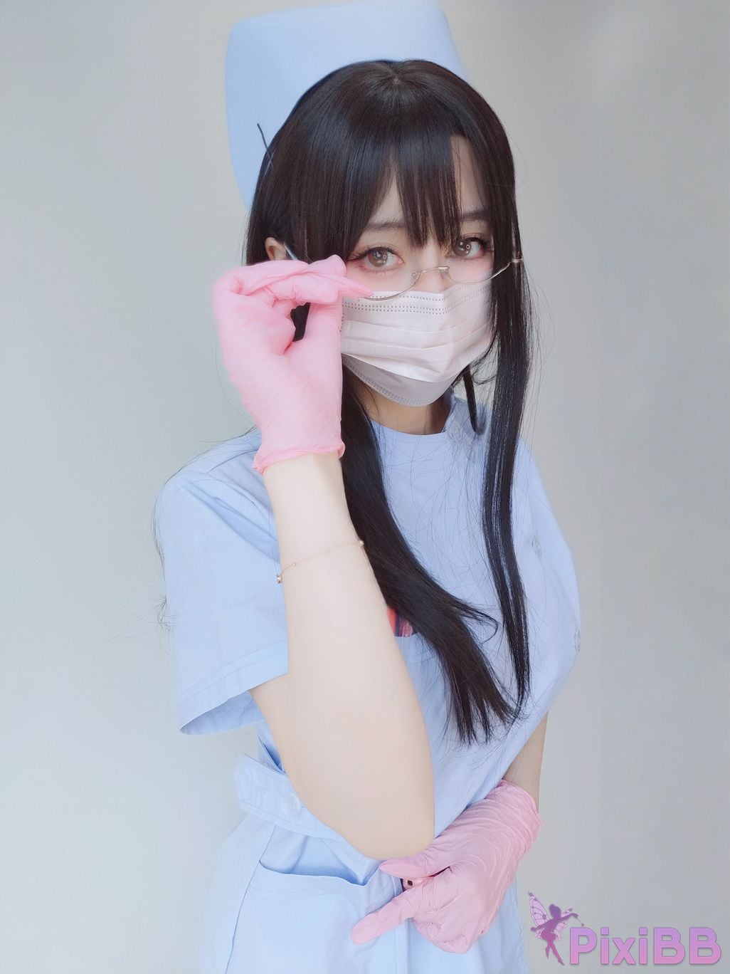 Cosplayer silver 81 selfie Vol.095 blue nurse PixiBB.COM 002