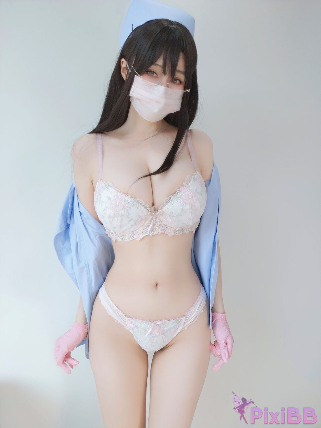 Cosplayer silver 81 selfie Vol.095 blue nurse PixiBB.COM 062