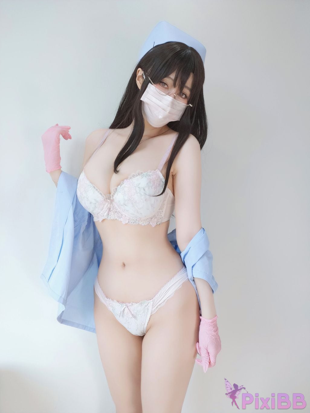 Cosplayer silver 81 selfie Vol.095 blue nurse PixiBB.COM 063