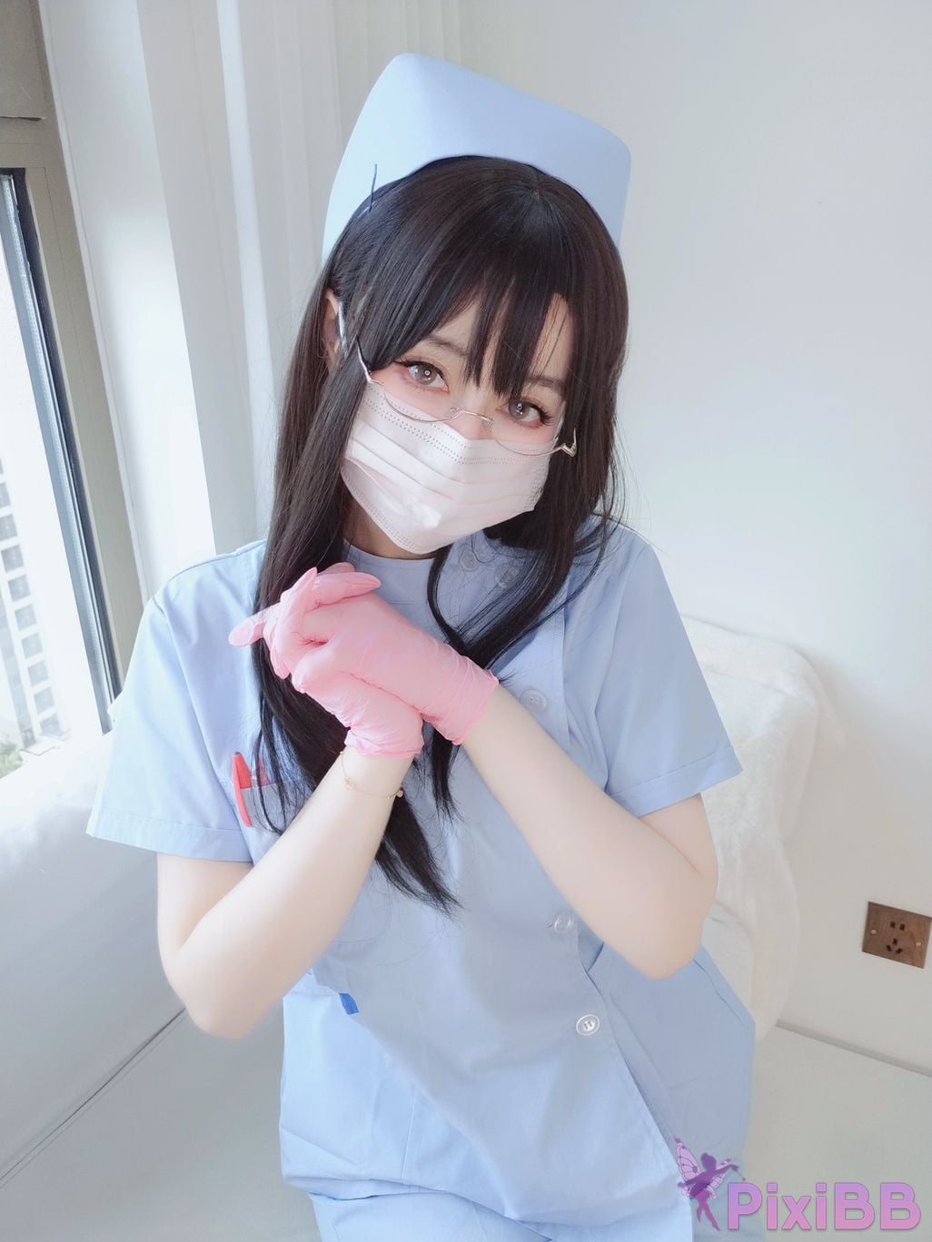 Cosplayer silver 81 selfie Vol.095 blue nurse PixiBB.COM 072