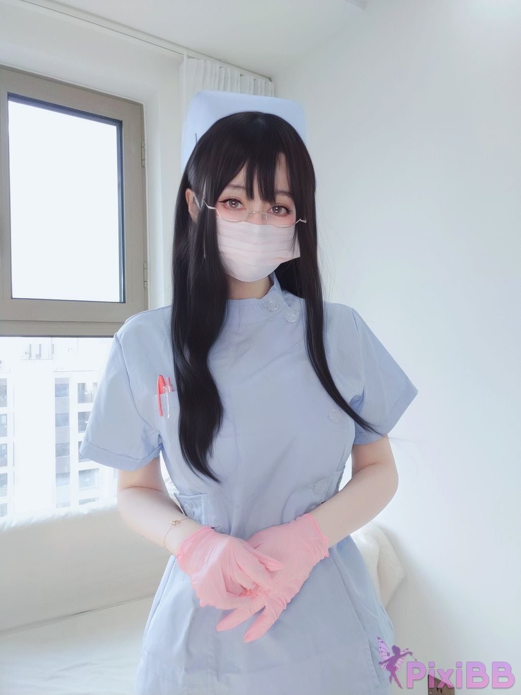 Cosplayer silver 81 selfie Vol.095 blue nurse PixiBB.COM 075