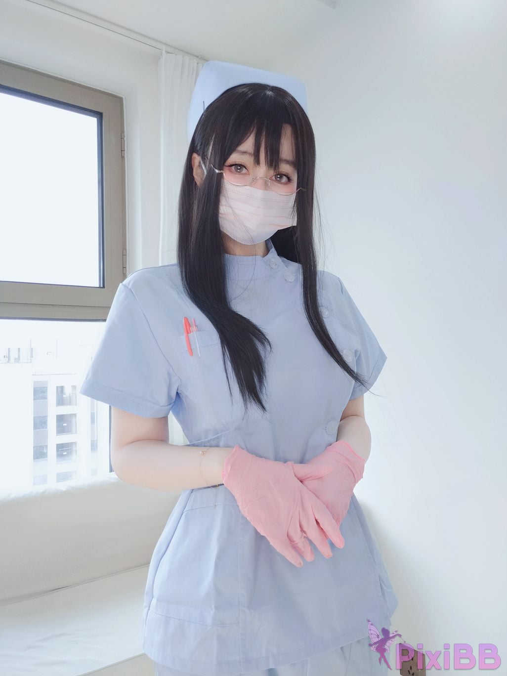 Cosplayer silver 81 selfie Vol.095 blue nurse PixiBB.COM 086