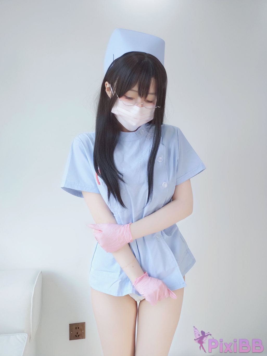 Cosplayer silver 81 selfie Vol.095 blue nurse PixiBB.COM 104