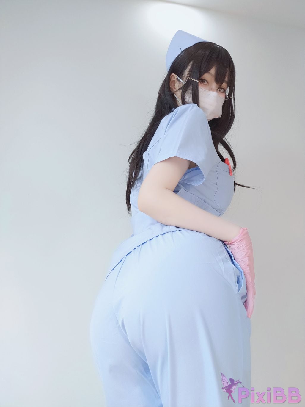 Cosplayer silver 81 selfie Vol.095 blue nurse PixiBB.COM 111