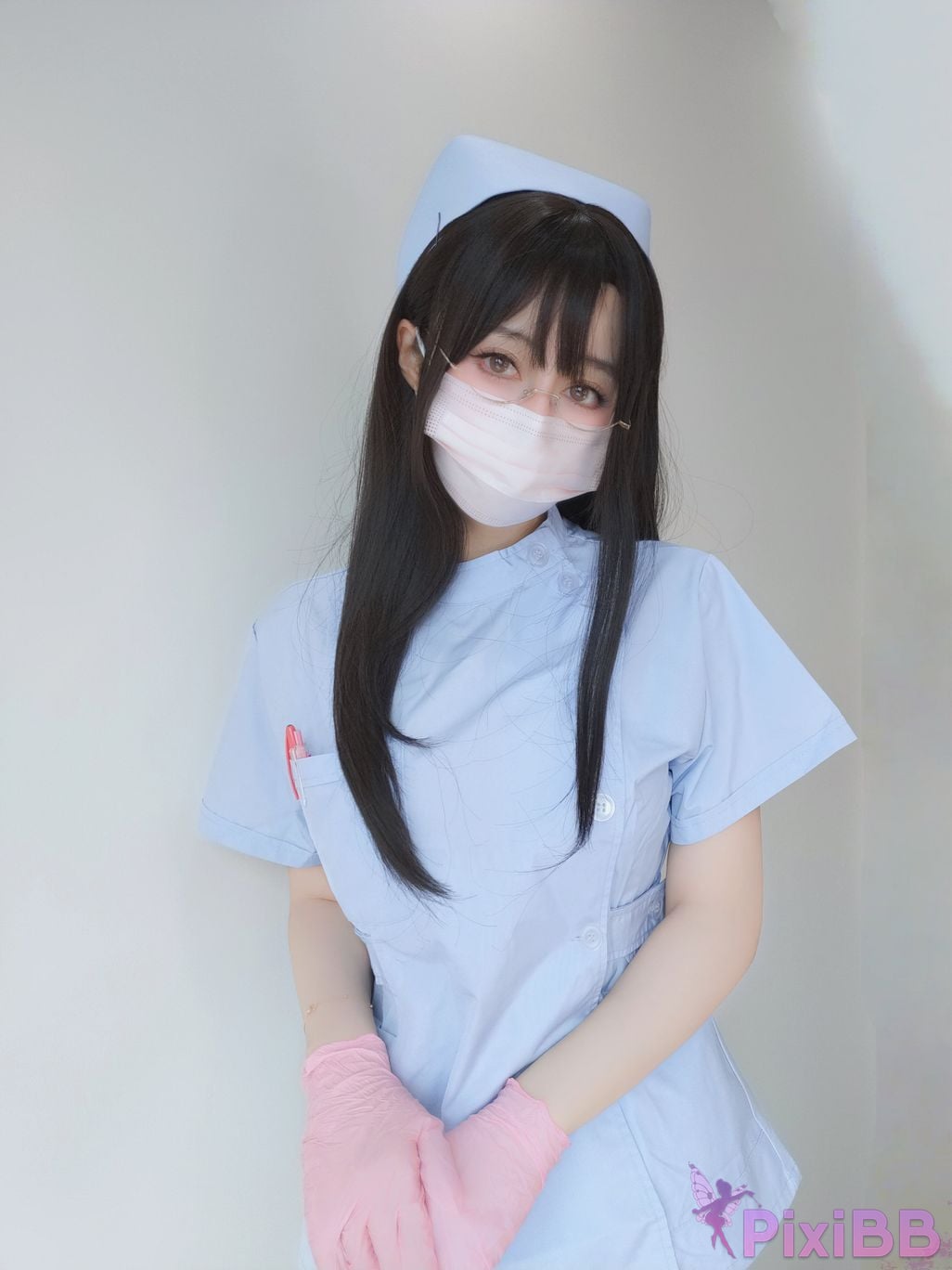 Cosplayer silver 81 selfie Vol.095 blue nurse PixiBB.COM 130