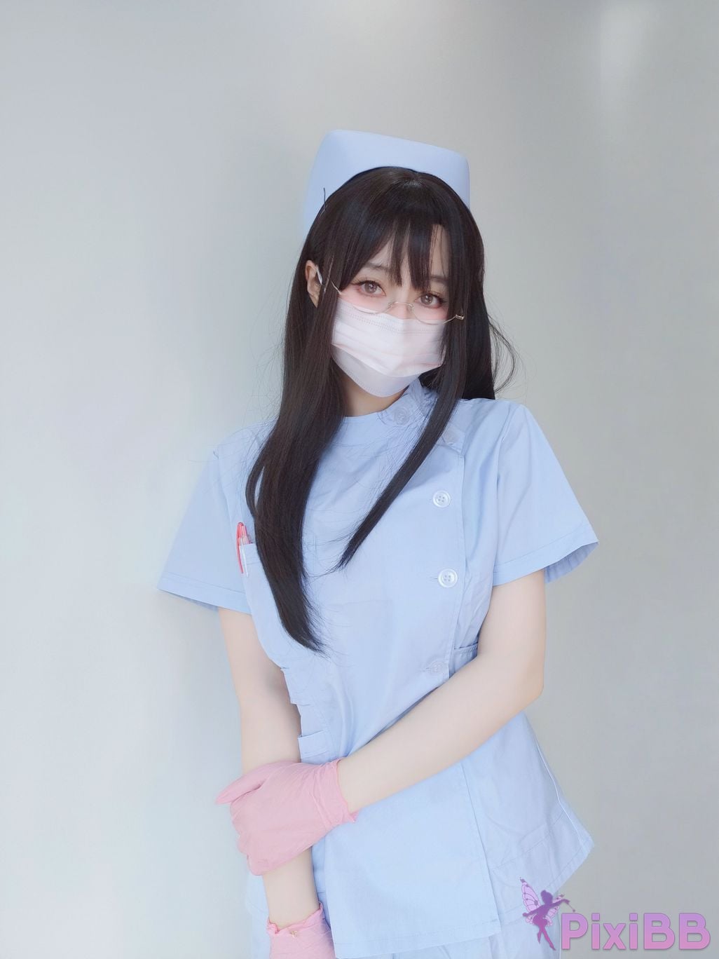 Cosplayer silver 81 selfie Vol.095 blue nurse PixiBB.COM 152