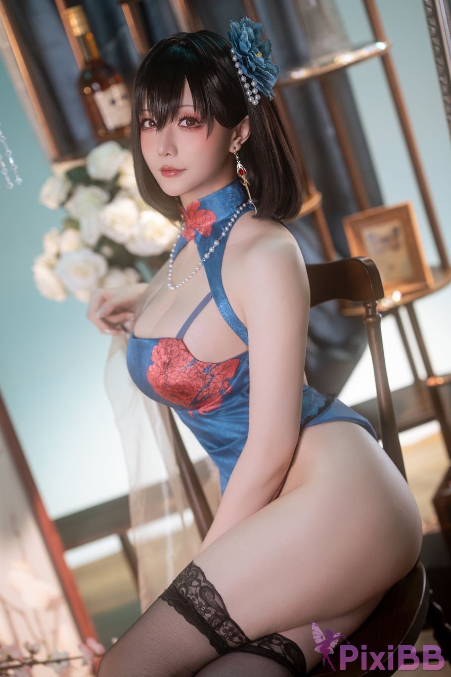 Cosplay Stars delay Hoshilily Azur Blue Route Jianwu PixiBB.COM 007