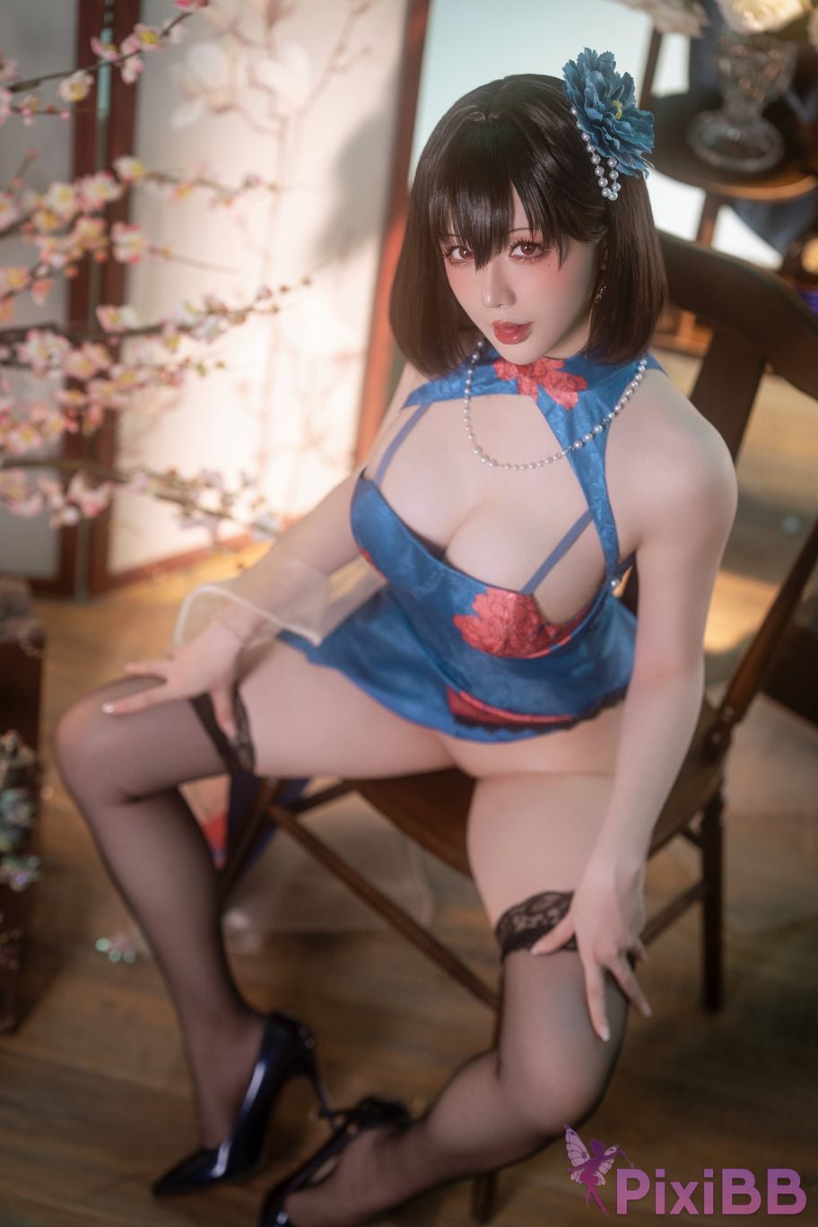 Cosplay Stars delay Hoshilily Azur Blue Route Jianwu PixiBB.COM 010