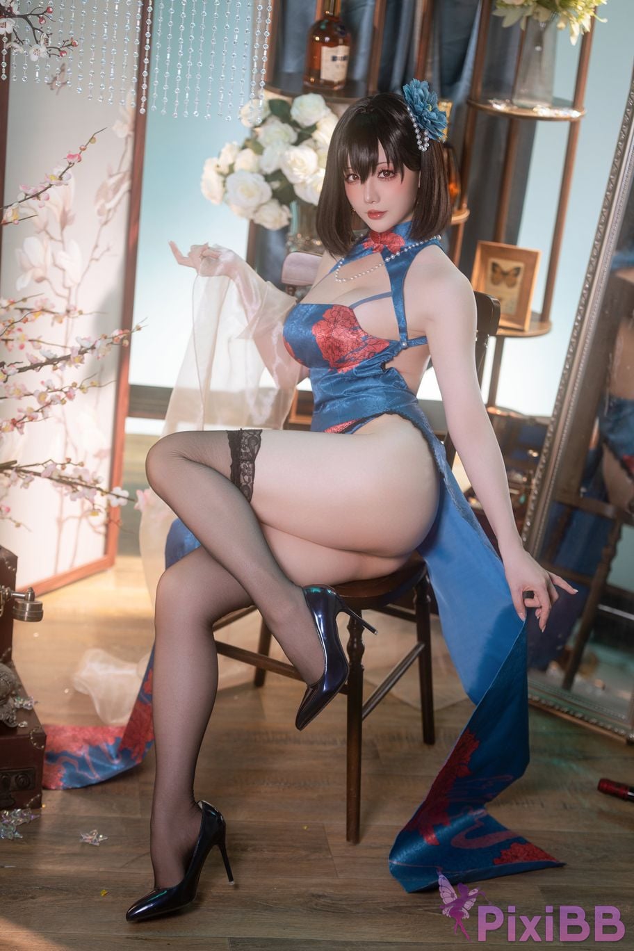 Cosplay Stars delay Hoshilily Azur Blue Route Jianwu PixiBB.COM 011