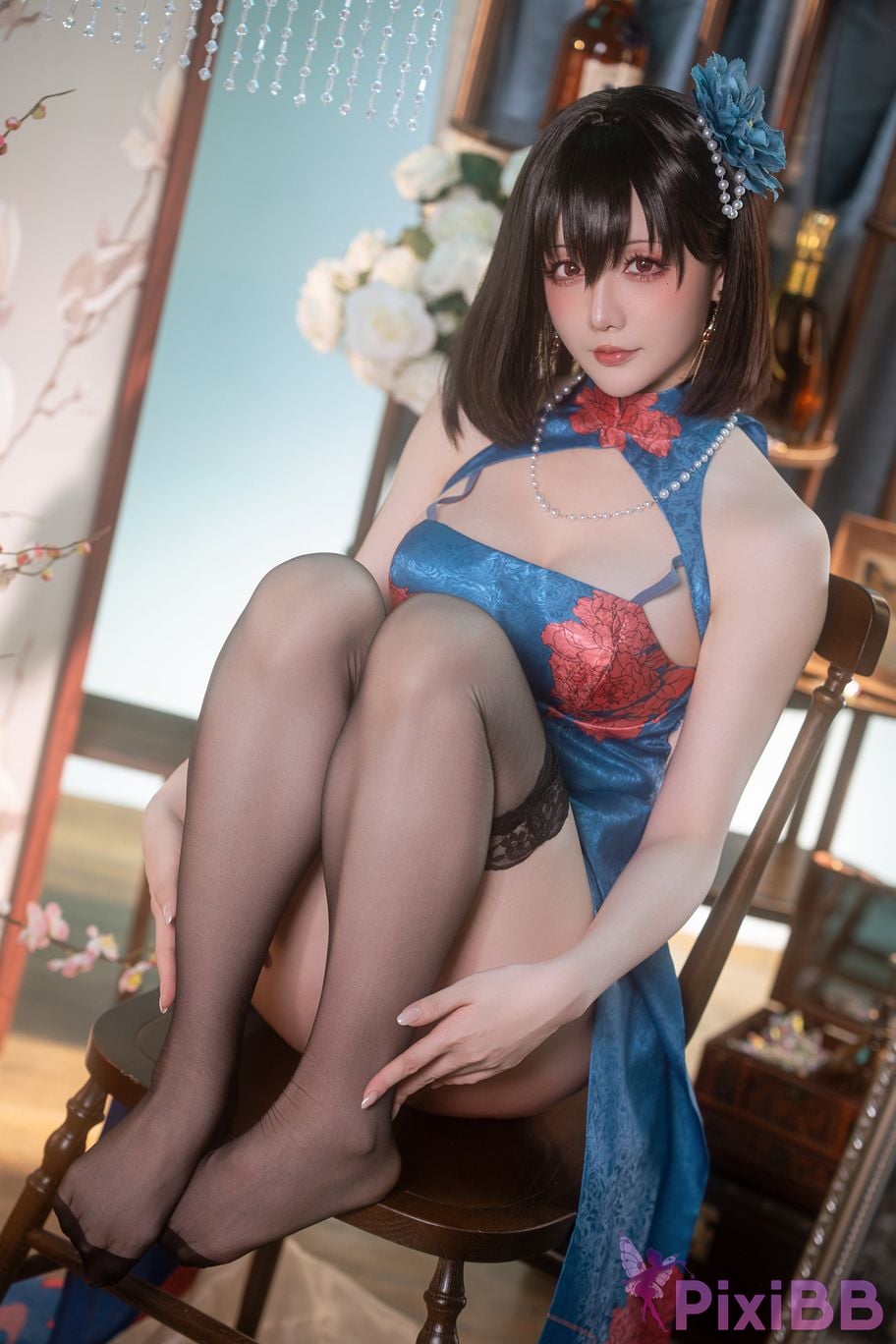 Cosplay Stars delay Hoshilily Azur Blue Route Jianwu PixiBB.COM 016