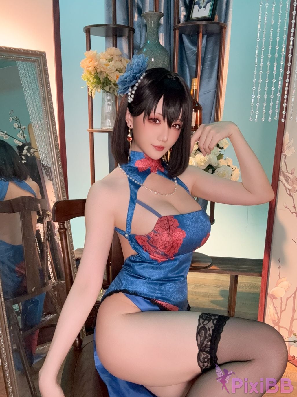 Cosplay Stars delay Hoshilily Azur Blue Route Jianwu PixiBB.COM 050