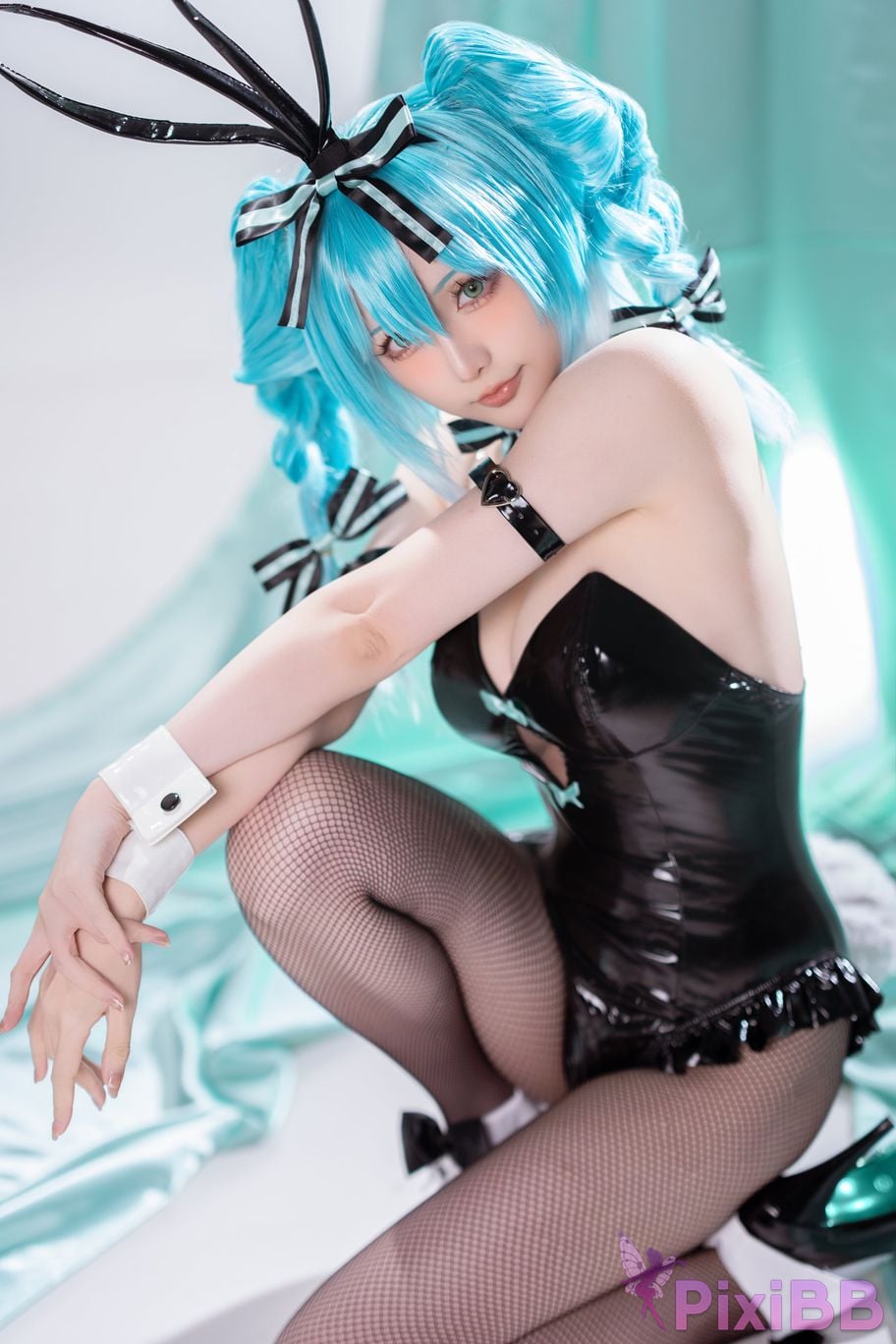 Cosplay Star of Hoshilily Hatsune Miku Bunny Girl PixiBB.COM 025