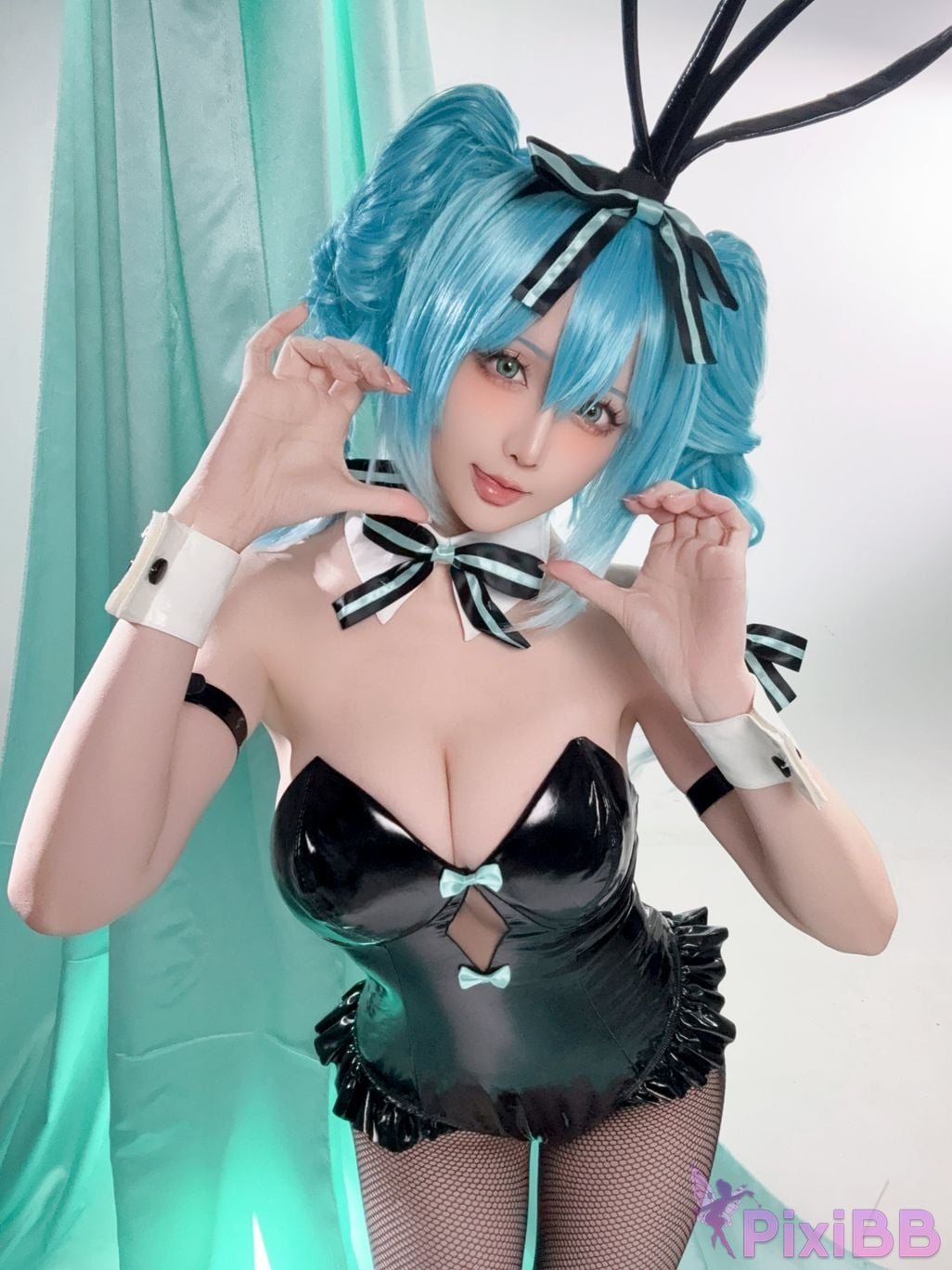 Cosplay Star of Hoshilily Hatsune Miku Bunny Girl PixiBB.COM 033
