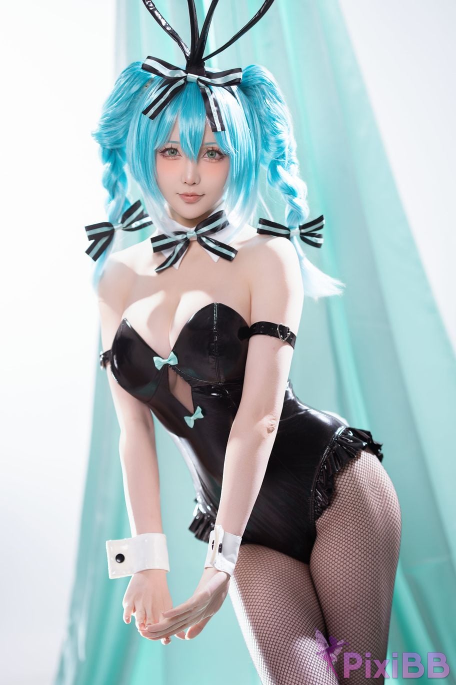 Cosplay Star of Hoshilily Hatsune Miku Bunny Girl PixiBB.COM 034
