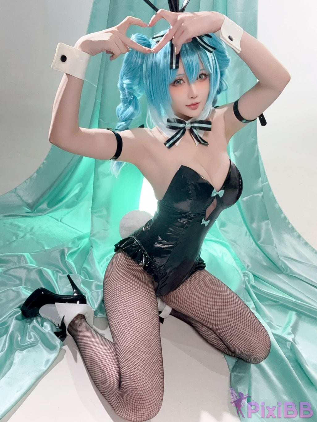 Cosplay Star of Hoshilily Hatsune Miku Bunny Girl PixiBB.COM 039