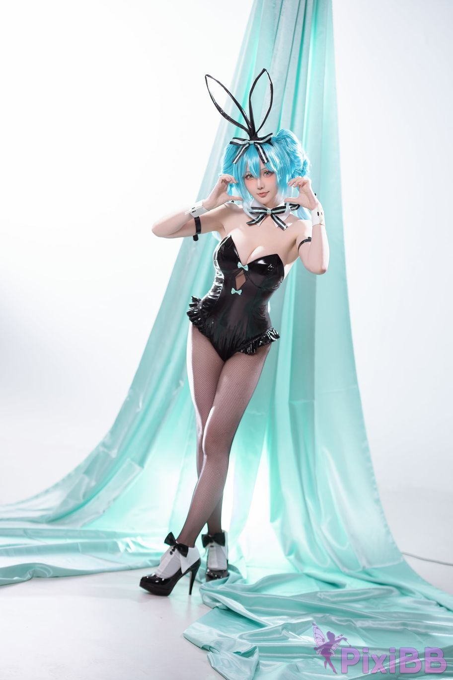 Cosplay Star of Hoshilily Hatsune Miku Bunny Girl PixiBB.COM 043