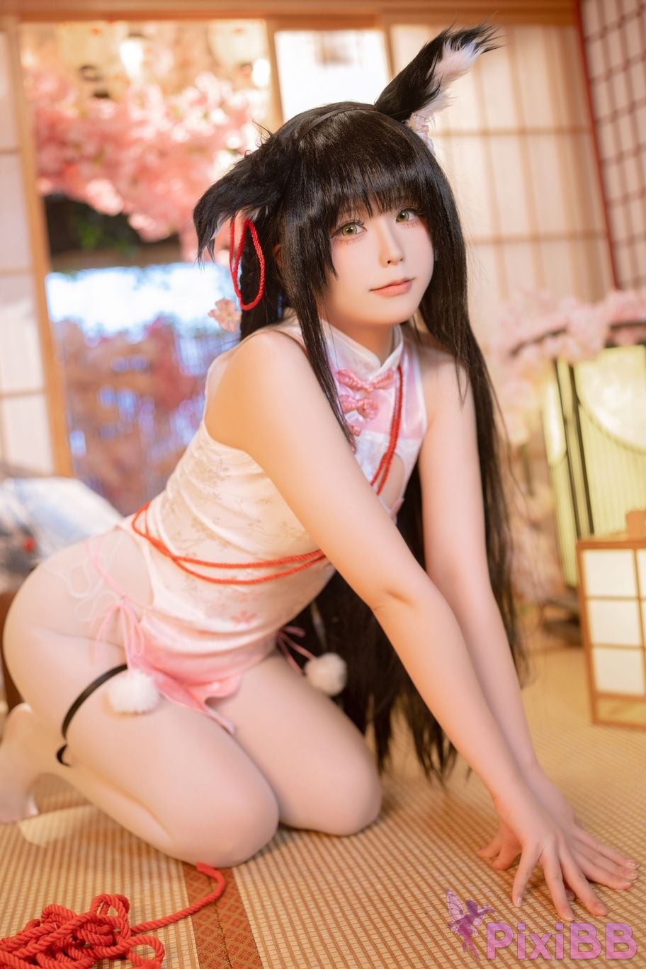 Cosplayer Quan Ran is a little hungry Nagato cheongsam PixiBB.COM 022