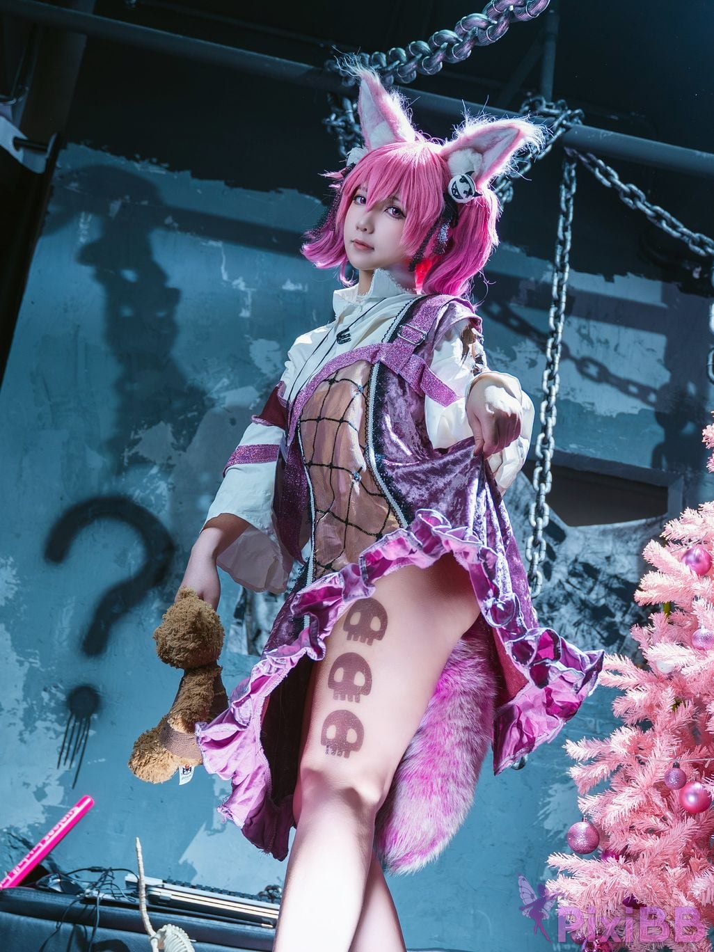 Cosplayer small and sweet wine Arknights Wu Lian PixiBB.COM 041