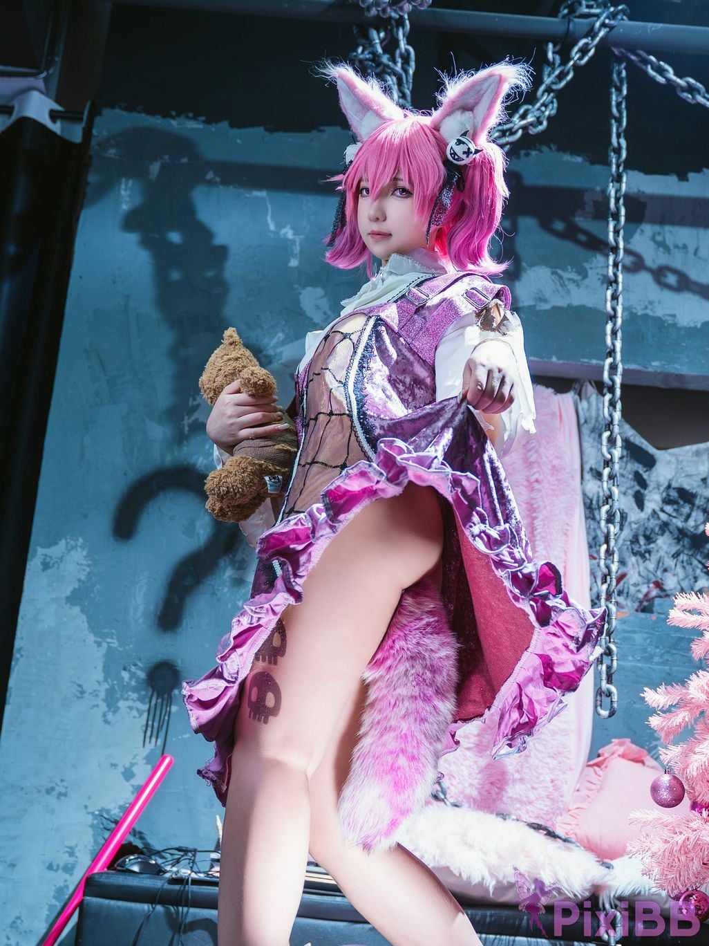 Cosplayer small and sweet wine Arknights Wu Lian PixiBB.COM 042