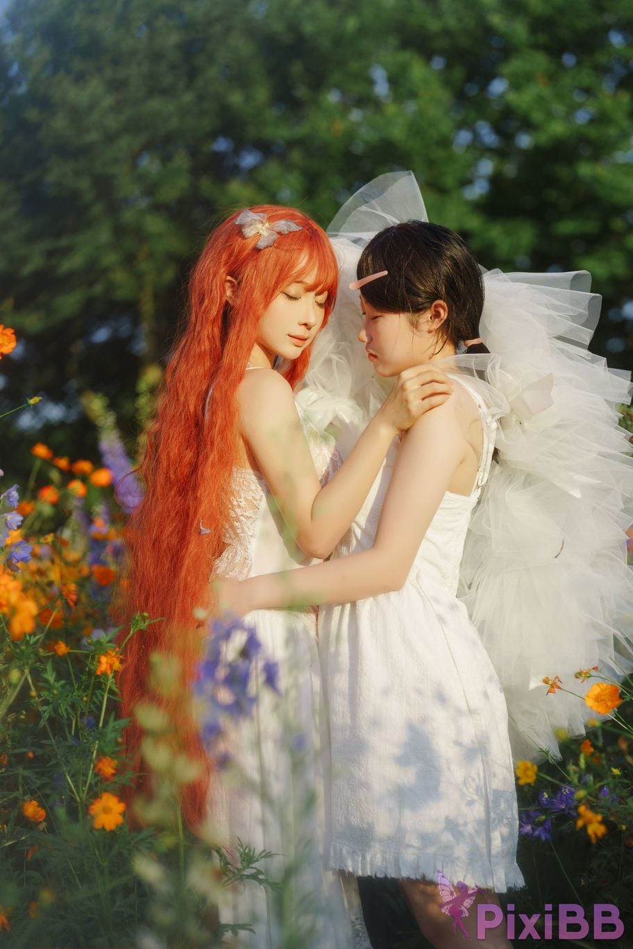 Coser Stupid Momo chunmomo Flower wedding dress PixiBB.COM 028