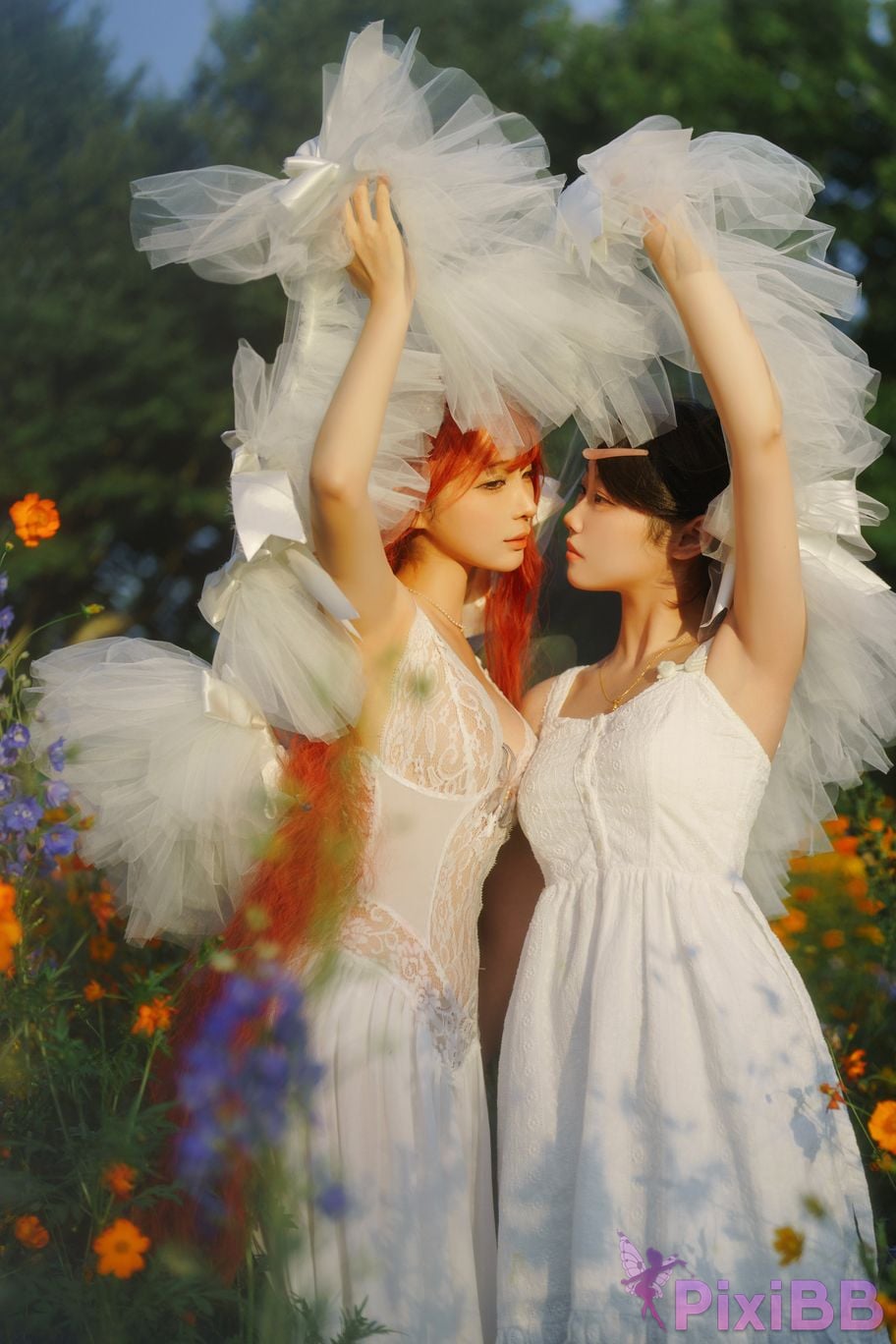 Coser Stupid Momo chunmomo Flower wedding dress PixiBB.COM 030