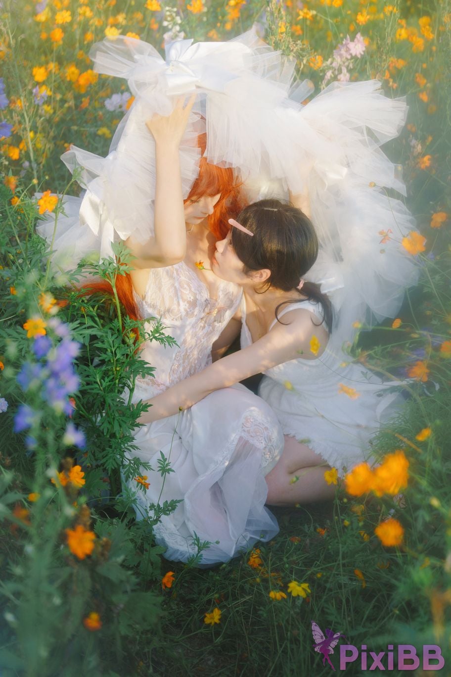 Coser Stupid Momo chunmomo Flower wedding dress PixiBB.COM 031