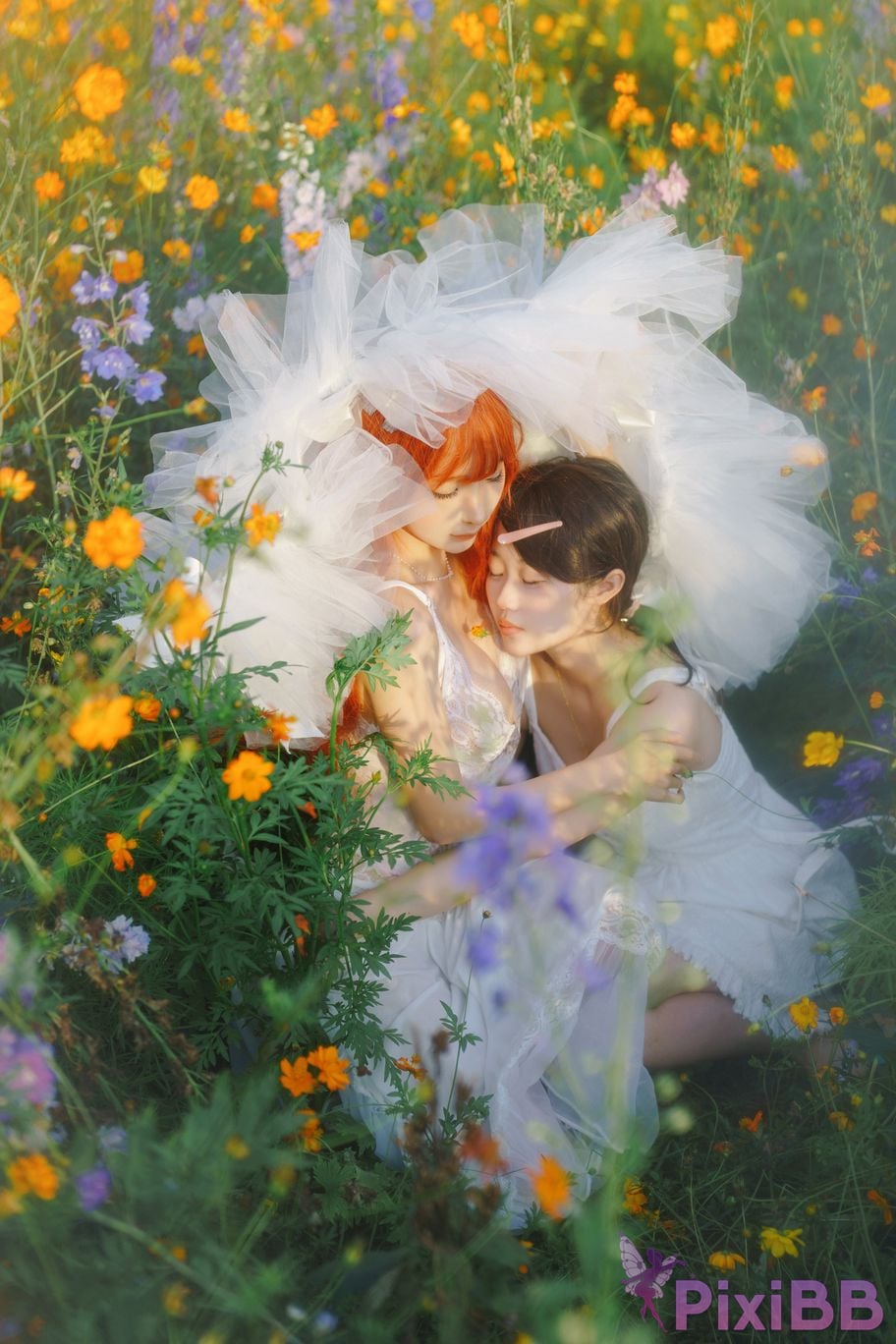 Coser Stupid Momo chunmomo Flower wedding dress PixiBB.COM 032