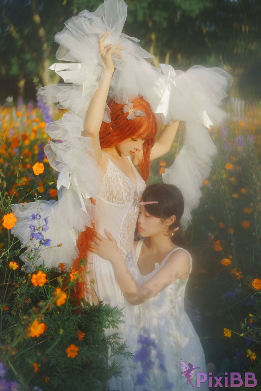 Coser Stupid Momo chunmomo Flower wedding dress PixiBB.COM 033