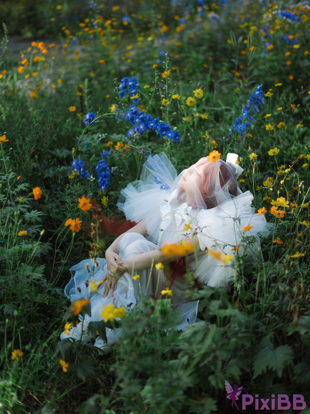 Coser Stupid Momo chunmomo Flower wedding dress PixiBB.COM 042