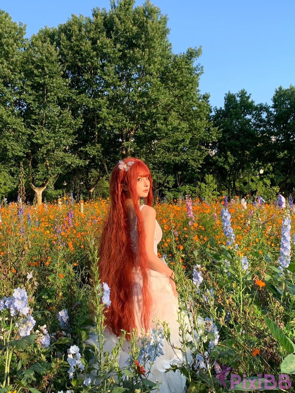 Coser Stupid Momo chunmomo Flower wedding dress PixiBB.COM 051