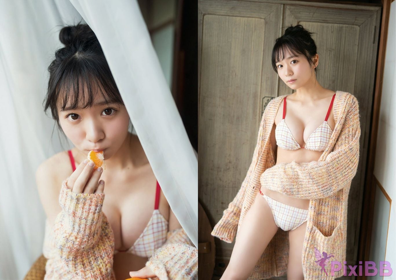 Japanese Idol Y uh ko Tsubakino Yuuko BUBKA digital photo book The room the sailor suit and me PixiBB.COM 013