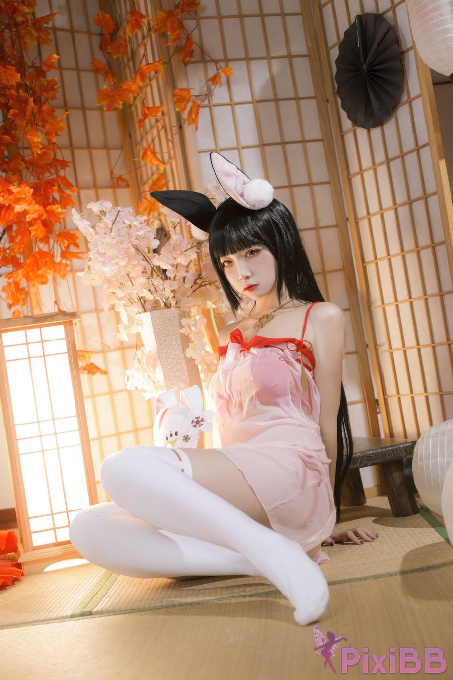 Cosplayer Second Assistant Nisa long door pajamas PixiBB.COM 005