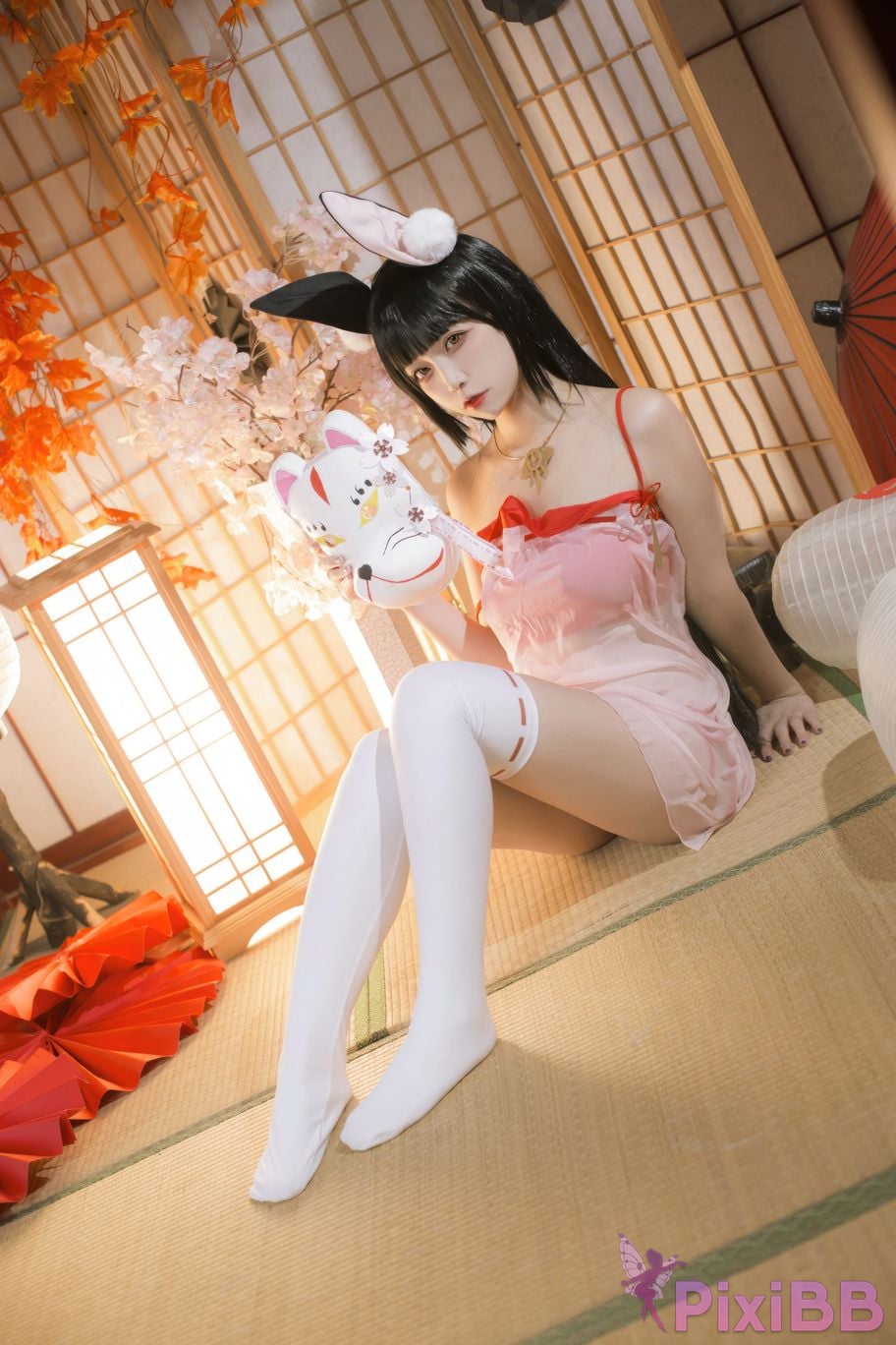 Cosplayer Second Assistant Nisa long door pajamas PixiBB.COM 006