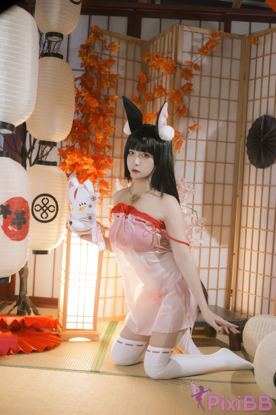Cosplayer Second Assistant Nisa long door pajamas PixiBB.COM 013