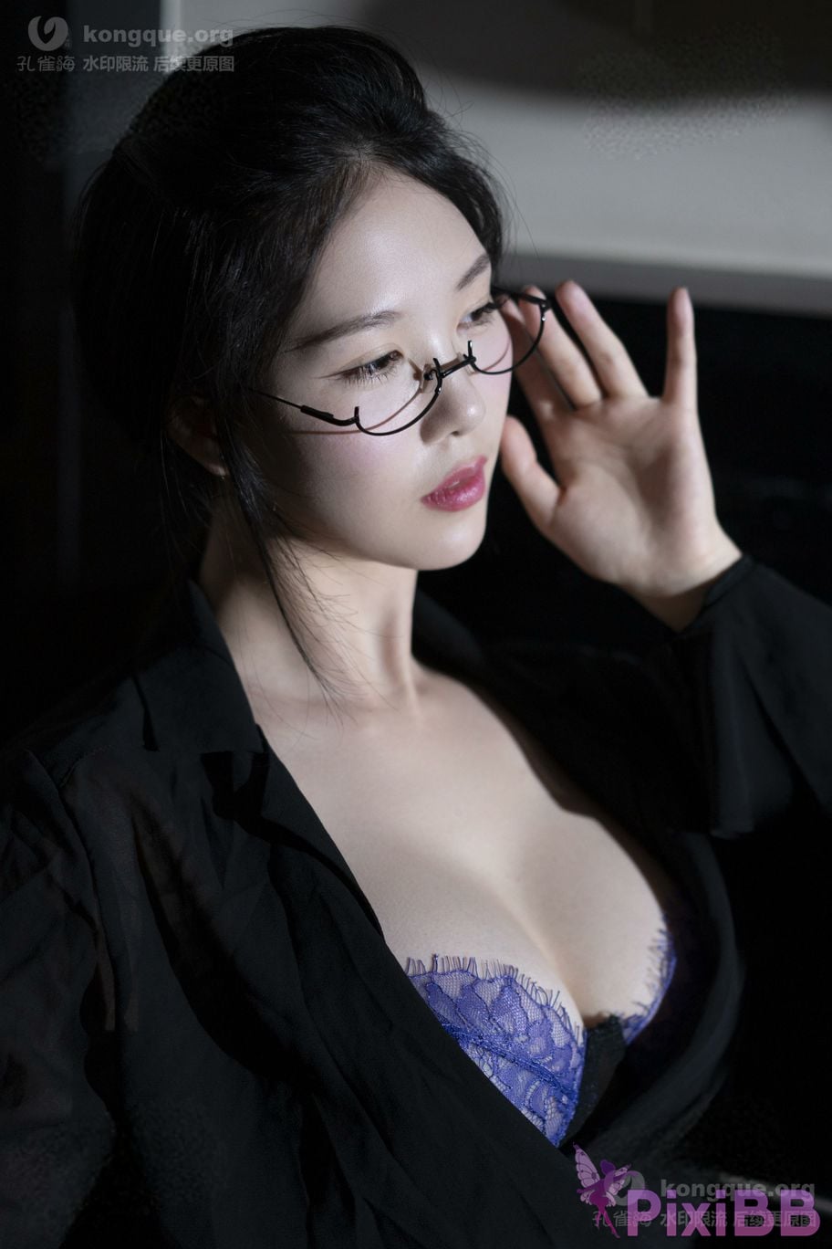Cosplayer Dou Niang Li Shi secretary glasses girl PixiBB.COM 018