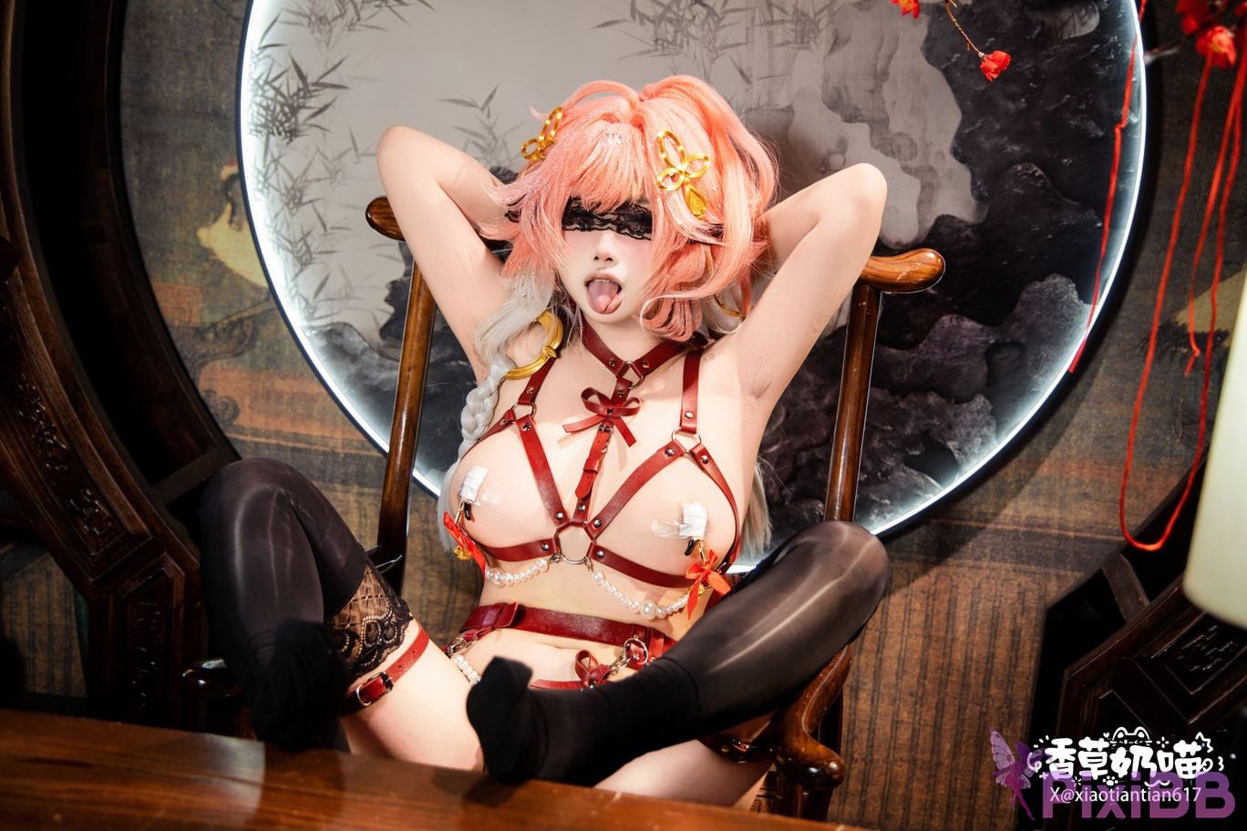 Cosplayer Vanilla Milk Meow Changli Collectors Edition long distance inner wear PixiBB.COM 046.JPG