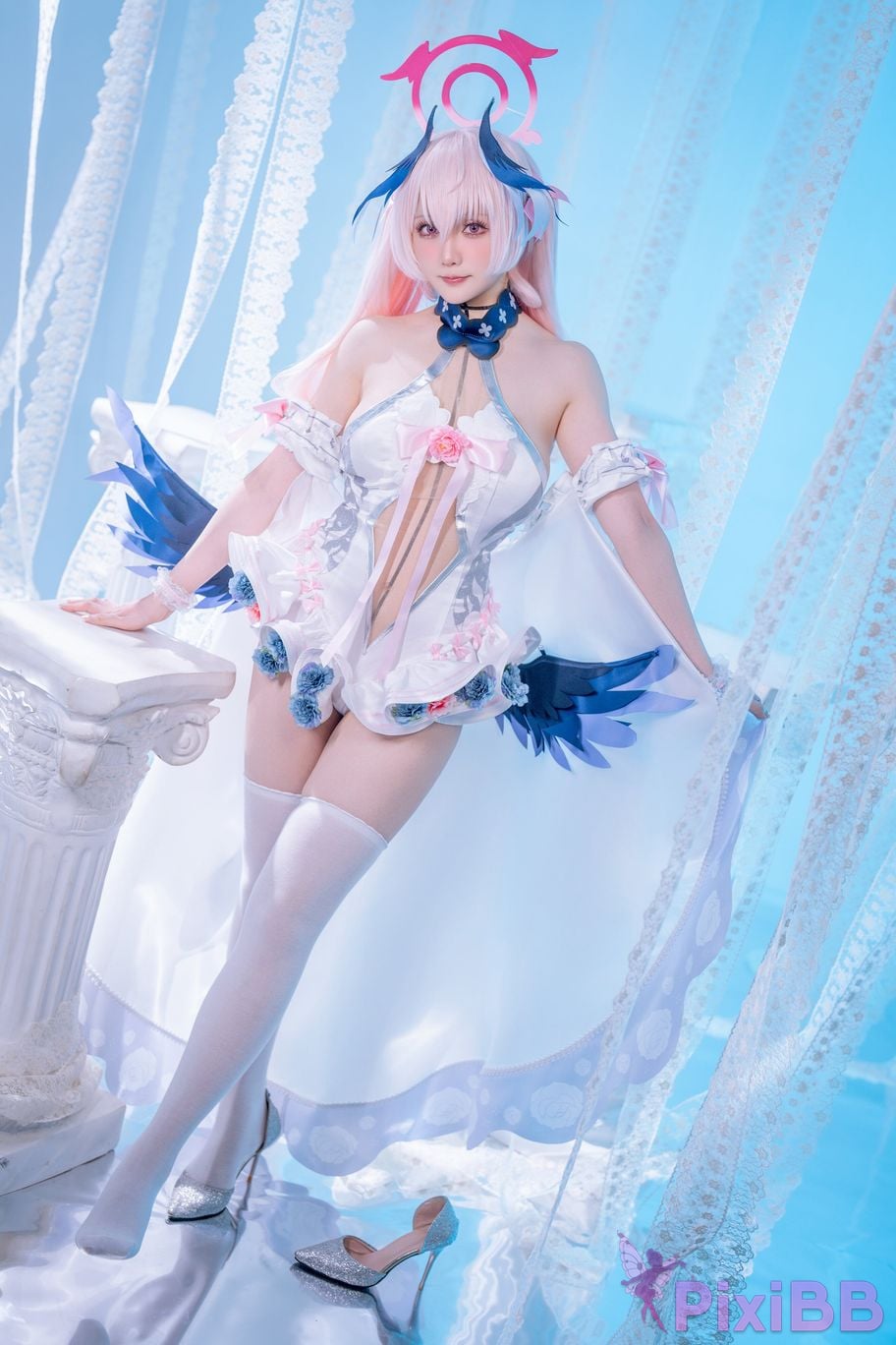 Cosplayer The star is late Hoshilily Azure Files Koharu Shimoe PixiBB.COM 023