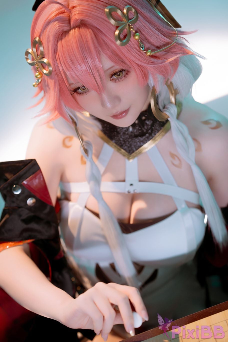 Cosplayer The star is late Hoshilily Ming Chao long distance PixiBB.COM 002