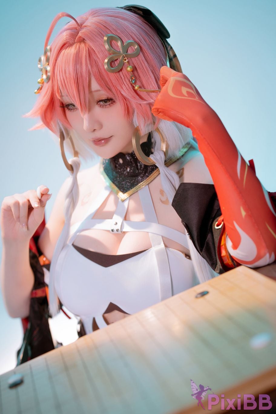Cosplayer The star is late Hoshilily Ming Chao long distance PixiBB.COM 003