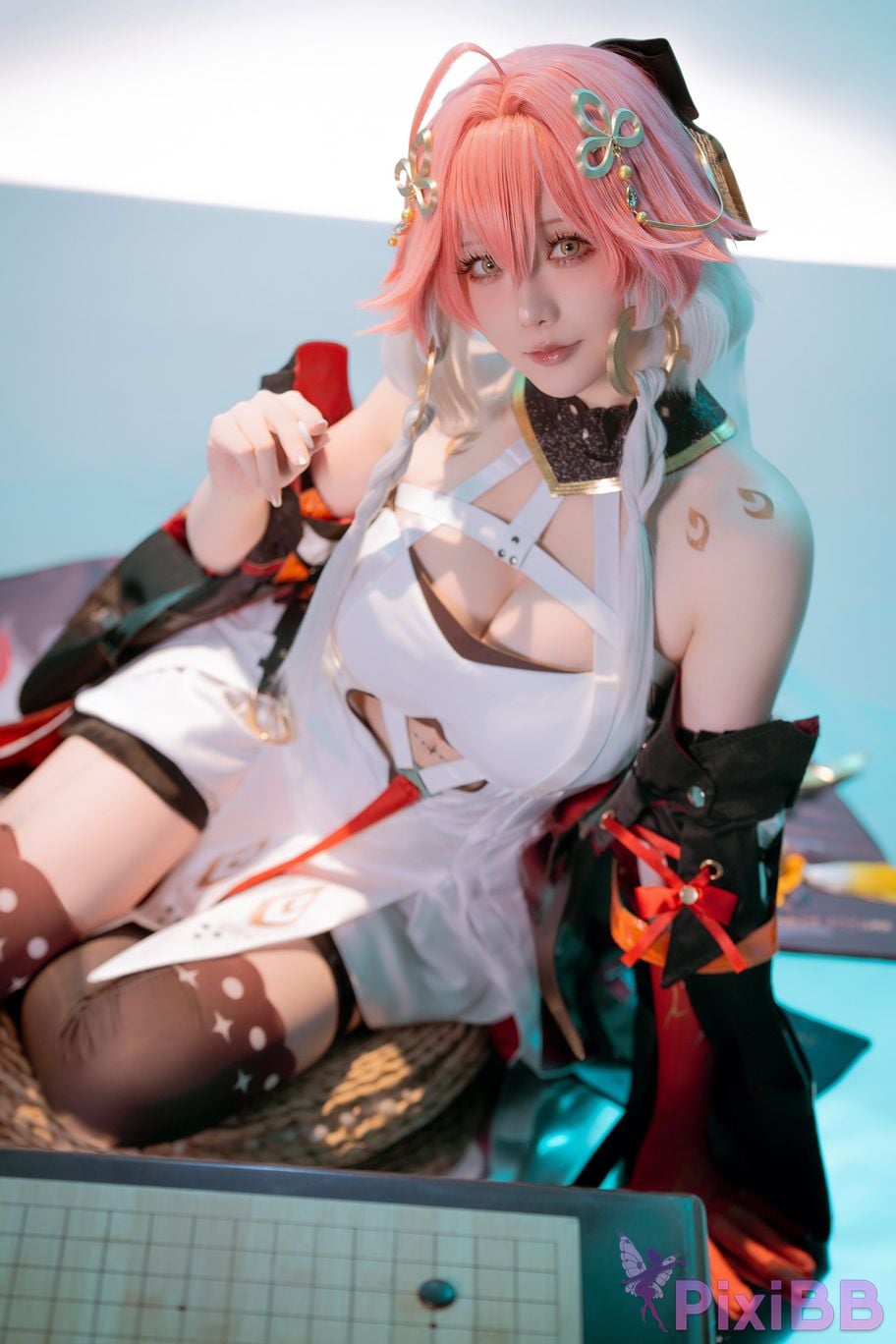 Cosplayer The star is late Hoshilily Ming Chao long distance PixiBB.COM 004