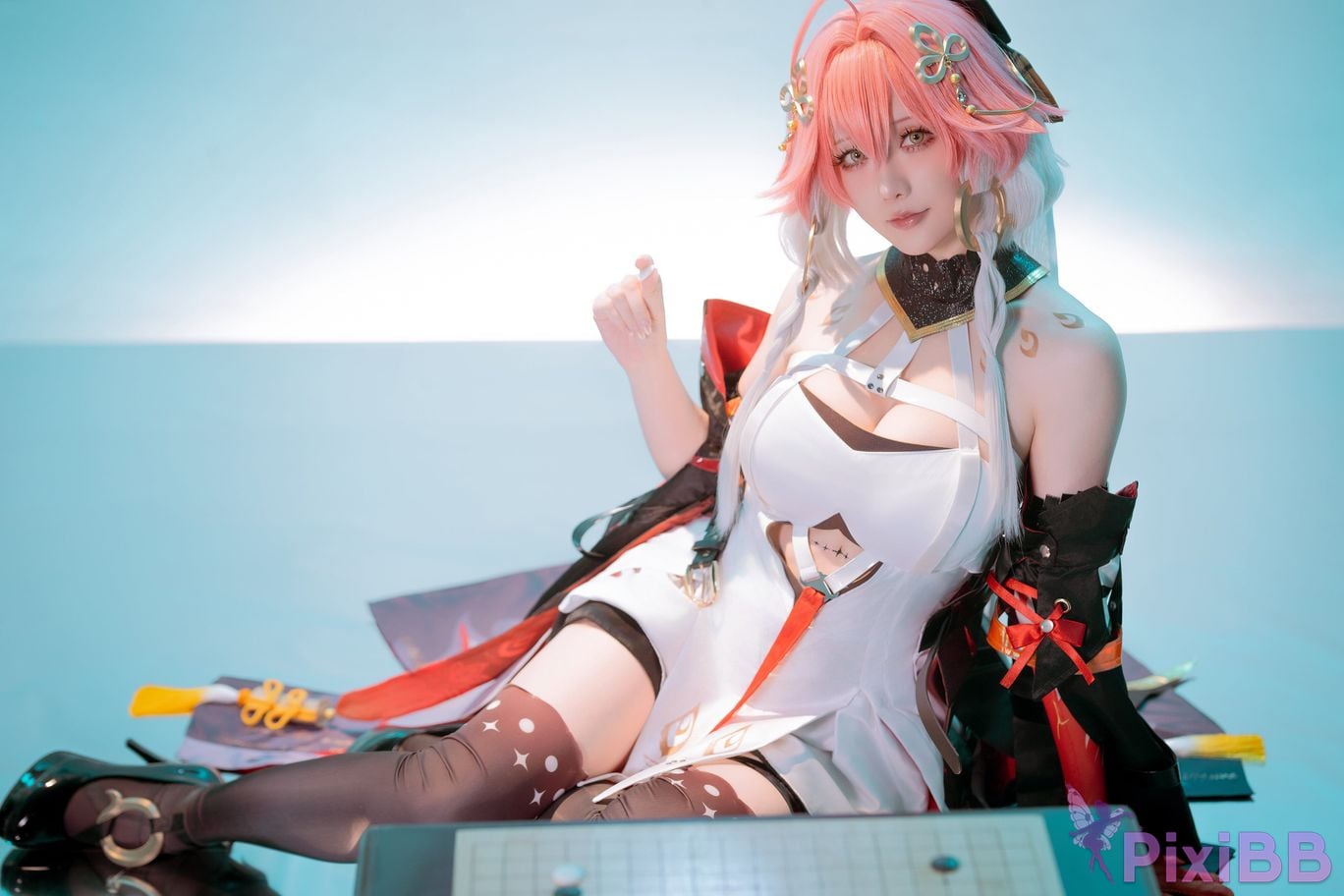 Cosplayer The star is late Hoshilily Ming Chao long distance PixiBB.COM 010