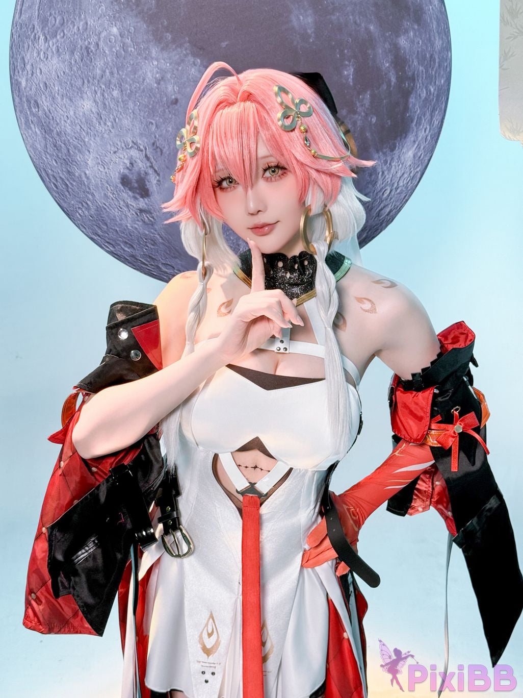 Cosplayer The star is late Hoshilily Ming Chao long distance PixiBB.COM 013